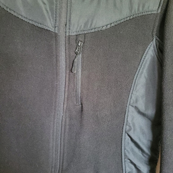 Snozu Performance Women's Black Fleece Zip-up Jacket Size Medium - Picture 5 of 6